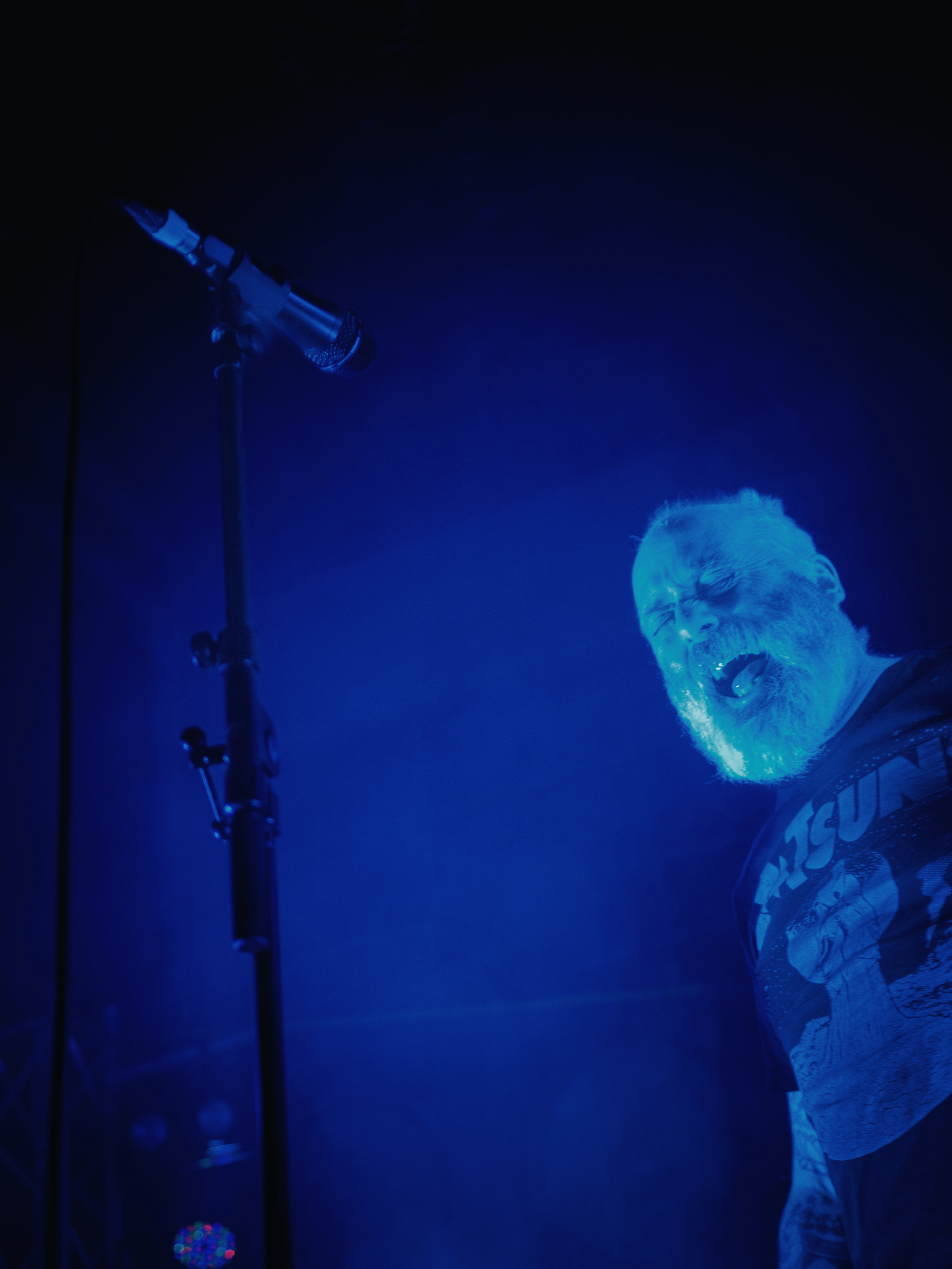 Live event vocalist on stage